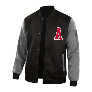 Veste universitaire en satin Sports d'équipe et club nom logo baseball letterman veste universitaire - Product Image 6
