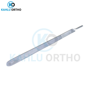Curettes de poignée de scalpel de chirurgie d'acier inoxydable, poignée de scalpel d'impression de logo personnalisé d'instrument chirurgical par KAHLU ORTHOPEDIC - Product Image 3