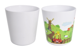 Taza <span class=keywords><strong>de</strong></span> sublimación para niños, 3D, transferencia <span class=keywords><strong>de</strong></span> calor, taza <span class=keywords><strong>de</strong></span> plástico <span class=keywords><strong>de</strong></span> polímero, vajilla para niños - Product Image 4