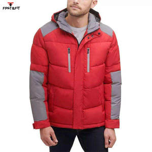 Chaqueta acolchada de estilo callejero Material de lona de alta calidad con cuello levantado Popular en Pakistán - Product Image 6