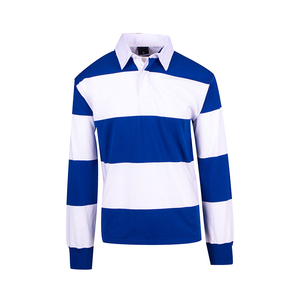 Maillot de rugby unisexe adulte OEM 100% coton à manches longues respirant, vêtements de sport à bas prix, maillots de club - Product Image 5