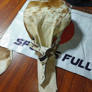 High Quality Fur Leather Skull <b>Headband</b> Motorcycle Cosplay Pirate Costume Gothic Style Breathable & Waterproof Unisex Sporty Cap - Product Image 1