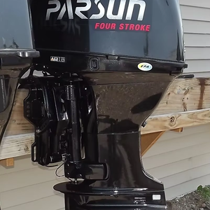 Motor fueraborda usado H&S PARSUN de 40 HP EFI de 4 tiempos con controles y tanque completo, 20 pulgadas de largo, alta calidad - Product Image 1