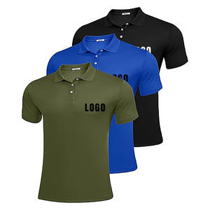 เสื้อโปโลสำหรับผู้ชายผ้าสแปนเด็กซ์ผ้าโพลีเอสเตอร์12% ผ้าโพลีเอสเตอร์ผ้าสแปนเด็กซ์88% เสื้อโปโลสั่งทำ - Product Image 6