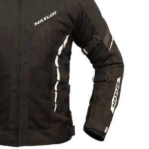 Chaqueta ligera de pana para montar en moto para hombres, protección de armadura CE, patrón de cuello levantado transpirable para clima caliente Touring - Product Image 6