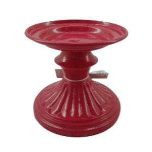 Nouvel an 2023 noël avent t-light bougeoir métal gris avent titulaire bougie pilier support éclairage 4 bras support - Product Image 5