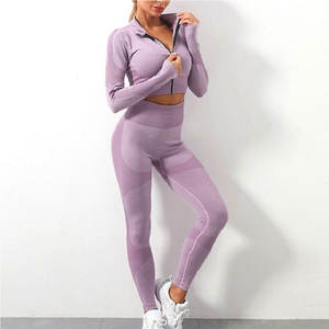 Entrenamiento Gimnasio Fitness Ropa Mujeres Yoga Conjuntos Nuevo estilo Casual Mujeres Yoga Set Oversized Yoga Set - Product Image 1