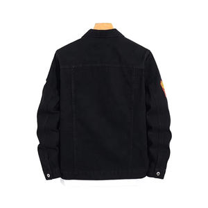 Chaqueta vaquera transpirable de secado rápido para hombre de alta calidad, nuevo diseño con servicio OEM, chaqueta vaquera para hombre de estilo callejero de invierno - Product Image 2