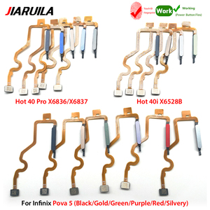 Cable Flexible con Sensor de Huella Digital para Infinix Hot 40i 40 Pro X6528B X6836 X6837 Pova 5, Botón Flexible Original del Menú Principal - Product Image 1