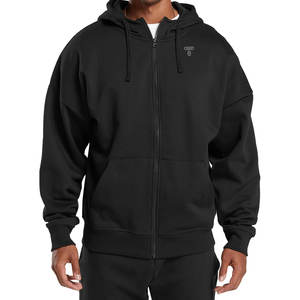 Sudadera con Capucha Personalizada al por Mayor para Hombre, 100% Algodón Orgánico, Lisa, Informal, con Impresión de Logotipo, Unisex, Talla Grande, Bordada - Product Image 1