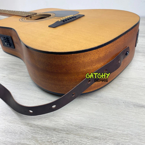 กีตาร์ไฟฟ้าอะคูสติกสายคล้องคอทำจากหนังและโพลีเอสเตอร์ของขวัญส่งเสริมการขาย - Product Image 2