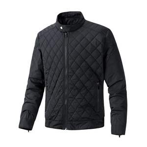 Taupe Winter Bubble Jacket Men Custom Logo Puffer Coat Quilted <b>Padded</b> Outerwear Lightweight Warm Mens Streetwear Jacket - Product Image 5