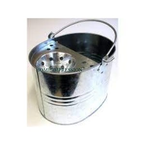 Cubo de fregona galvanizado de Color gris de alta calidad para limpieza de agua, Cubo de fregona para el hogar y la granja, suministros al por mayor en la India - Product Image 6