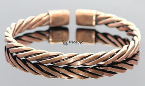 Cadeau de boutons de manchette en cuivre audacieux pour hommes élégants Look de mode intemporel par Tradebyd - Product Image 2