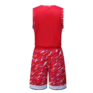 Uniforme de baloncesto sublimado para hombre y mujer, uniforme de baloncesto unisex con diseño de logotipo personalizado, color sólido, informal, 100% poliéster - Product Image 2