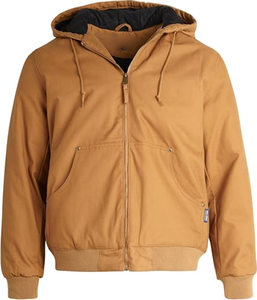 Chaquetas Acolchadas de Lona para Hombre Bass Creek Outfitters, Precio de Fábrica, Cuello Alto, Capucha, Resistentes al Viento, Mangas con Puños Acanalados, Otoño - Product Image 2