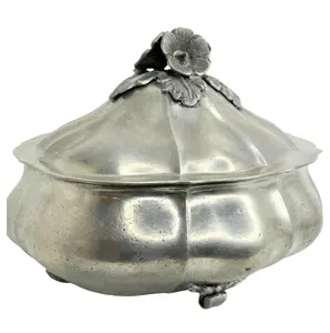 Casserole en acier inoxydable classique et durable |   Conserve les aliments au chaud plus longtemps, antiadhésif et écologique, aspect élégant de table à manger - Product Image 2