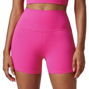 2025 femmes sport respirant Polyester/coton taille élastique Shorts de sport séchage rapide vêtements de sport Fitness entraînement Yoga Shorts - Product Image 4