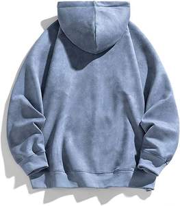 Prima al por mayor de los hombres cremallera Sudadera con capucha logotipo personalizado moda Streetwear OEM ropa deportiva gimnasio desgaste a granel de fábrica - Product Image 2