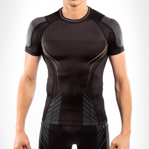 Rashguard de sport MMA à manches courtes imprimé sur mesure - Product Image 1