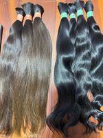 Mèches de cheveux humains indiens de temple, lisses et ondulées, vierges, à cuticules alignées, bruts, avec HD, pour revendeurs, 100% Remy