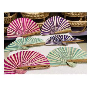 Bamboo Handfan Handmade Bamboo <b>Folding</b> <b>Fan</b> Lightweight Cooling Accessory Perfect for Wedding, Party and Souvenir Vietnam - Product Image 3