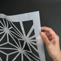 Grand gabarit de peinture en plastique personnalisé, pochoir mural réutilisable
