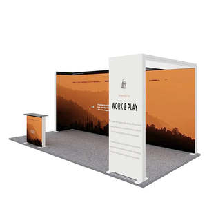 Cabine de boîte à lumière SEG moderne 20 * 10FT/6*3M Affichage en tissu de tension portable double face pour expositions et salons professionnels - Product Image 5