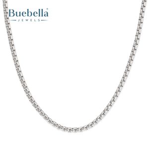 Offre Spéciale de haute qualité 925 argent 18K plaqué or 3mm chaîne boîte ronde pour hommes - Product Image 3
