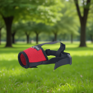 Muselière pour chien en nylon réglable, style sandwich, respirante pour le confort, idéale pour l'entraînement et la gestion du comportement des animaux de compagnie (vente en gros) - Product Image 3