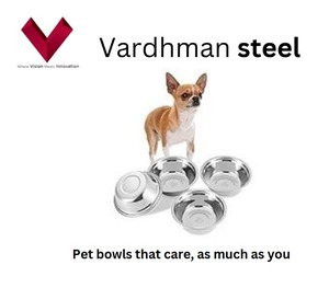 Suministro Directo de Fábrica de Platos de Acero Inoxidable para Perros, Tazón de Comida para Mascotas para Gatos y Aves para Viajes - Product Image 2