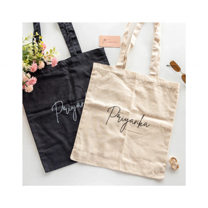 กระเป๋าช้อปปิ้งทำด้วยมือปักลายดิจิทัลสไตล์อินเดียแบบ100% น้ำหนักเบาแห้งเร็วทนทานแบบยั่งยืน - Product Image 6
