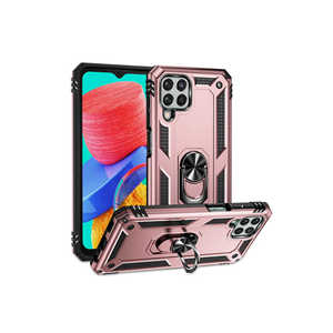 Étui de protection antichoc en silicone SAFA Vega de qualité supérieure pour Samsung Galaxy M33 Or rose avec design animé - Product Image 1