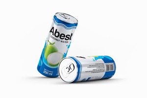 Boisson concentrée d'eau de coco Abest 330ml en canette avec pulpe, rafraîchissante, faible en glucides, vente en gros, usine du Vietnam, OEM ODM - Product Image 4