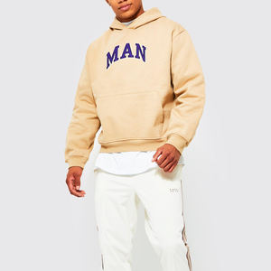 Holesale-Sudadera con capucha de algodón para hombre, prenda deportiva masculina de tamaño estándar 100% algodón, con etiqueta - Product Image 3