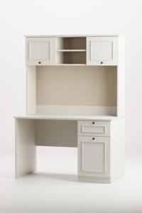 โต๊ะทำงานไม้สไตล์ชนบท Mira  แบบเป็นมิตรกับสิ่งแวดล้อม ทนทาน พร้อมชั้นวางหนังสือในตัว โต๊ะเขียนหนังสือขนาดใหญ่ เฟอร์นิเจอร์สำนักงานที่บ้าน - Product Image 5