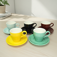 Meilleure Vente 3459606-320A Tasse à Espresso en Porcelaine Style Nordique Durable, Compatible Micro-ondes et Lave-vaisselle, 320ml pour Café/Thé et Thé de l'Après-midi