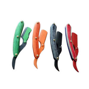 Navaja de Afeitar Recta Iluminada de Una Sola Hoja para Barbería, Color Personalizado, Hoja de Acero Inoxidable Reemplazable, Venta al por Mayor - Product Image 1