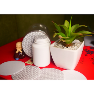 Vietnam Manufacturer's Non-Spill White Pressure Sensitive Foam Liner <b>Bottle</b> Stopper for Food & Pharmaceutical Use - Product Image 6