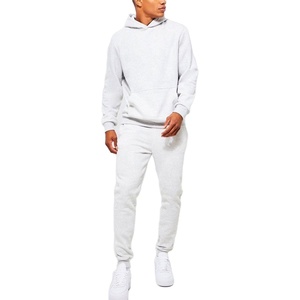 Conjunto Deportivo de 2 Piezas con Capucha de Felpa de Algodón con Cuello Redondo para Hombre y Mujer, Unisex, Personalizable, Última Moda en Ropa Deportiva de Invierno - Product Image 4