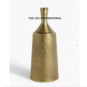 Aluminum Metal Unique Shape Silver Plated Coastal Iron Flower <b>Vase</b> Fancy Style Luxury Handmade Home <b>Decorative</b> - Product Image 5