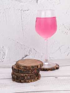 Juego de posavasos de madera de olivo duradero hecho a mano con soporte antideslizante para uso diario, alfombrillas y almohadillas cuadradas de madera F S International - Product Image 3