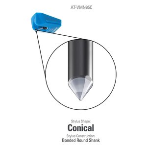 <b>Turntable</b> needle VM95 SERIES Replacement <b>Stylus</b> Blue AT VMN95C - Product Image 3
