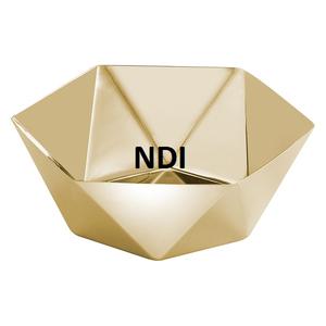 Tazón de fruta de Metal para almacenamiento de frutas y verduras decorativas de mesa con tazón de servicio de catering terminado de diseñador dorado - Product Image 3