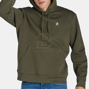 Sweats à capuche d'hiver respirants de haute qualité pour hommes personnalisable nouveau Style motif solide col à capuche coton/Polyester quantité en vrac - Product Image 4