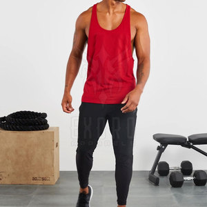 Camiseta sin mangas ligera transpirable de talla grande de punto para hombre de precio barato superventas para adultos - Product Image 2