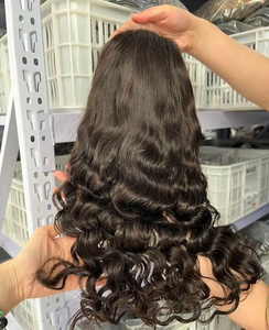 Perruques Bob Deep Wave avec cheveux vierges pour perruque Full Lace Wig sans colle cheveux humains vietnamiens - Product Image 3