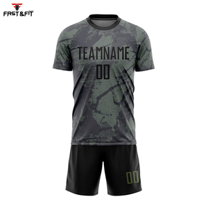 Ensemble d'uniformes de football sur mesure en polyester 100% avec sublimation à prix de gros - Product Image 2