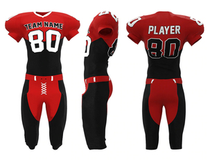 Uniforme de fútbol americano personalizado de secado rápido al por mayor, sublimación, proveedor de ropa deportiva de fábrica OEM, tela suave transpirable - Product Image 5