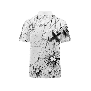 Camiseta Antiarrugas para Hombre, 100% Algodón, Secado Rápido, Ligera, Diseño con Impresión por Transferencia de Calor, Ropa de Verano, Tejido de Punto, Manga Corta - Product Image 3